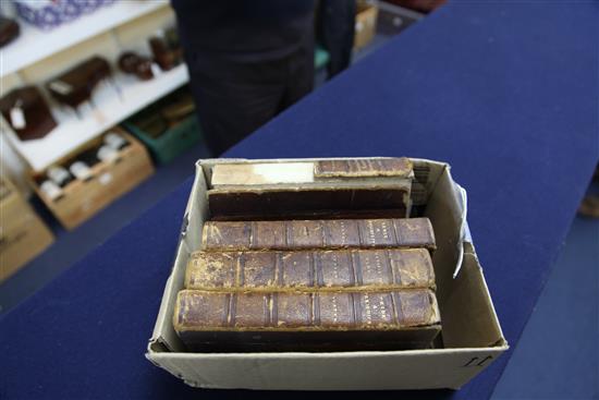 AUSTEN, Jane, Novels by Miss Jane Austen, Richard Bentley, 1833 in three volumes, and one vol. 1837 foxing, chips and one loss to spine
